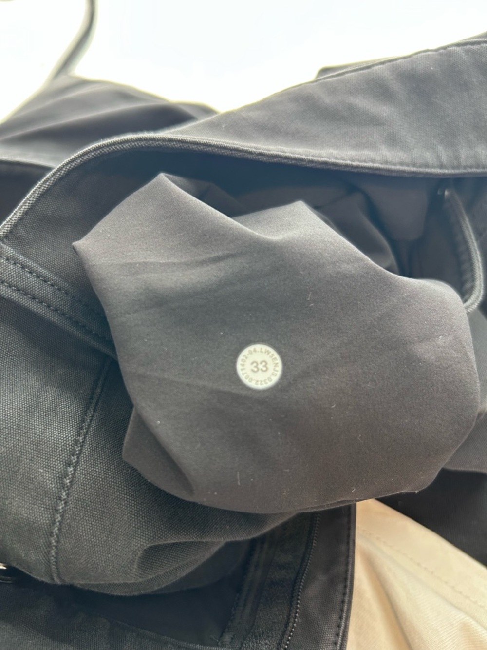 Lululemon City Sleek 5 Pocket Wide Leg High Rise Pants Women’s 33 Black‎ W5ENJS - Picture 5 of 8
